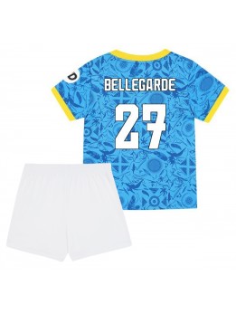 Detské Futbalové oblečenie Wolves Jean-Ricner Bellegarde #27 2025-26 Krátky Rukáv - Tretina (+ trenírky)